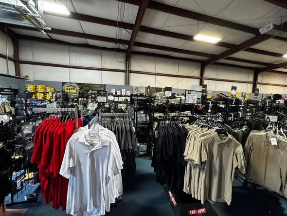 TruBlu Tactical uniform and apparel selection
